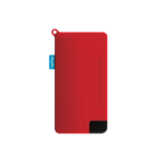 Pebble Pokket 1000mah micro size keyring power bank - Red